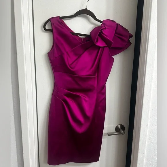 sachin and babi light blue dress Karen Millen purple layered silk dress main image 0